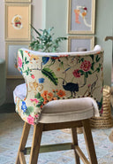 Silla Barra Alta Velvet Elif