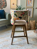 Silla Barra Alta Velvet Elif