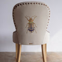 Silla Comedor Concha Velvet Beige Bugs