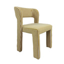 Silla De Comerlo Rayas Amarello