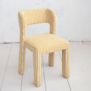 Silla De Comerlo Rayas Amarello