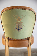 Silla Comedor Cuero Gaia Bugs Green - ESCARABAJO