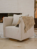 Silla Giratoria Lino Base Roble