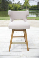 Silla Giratoria Barra Lino Grey