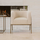 Silla Lino Cream & Hierro