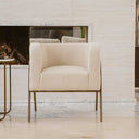 Silla Lino Cream & Hierro