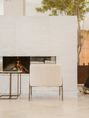 Silla Lino Cream & Hierro