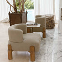Silla Roble & Lino Olive Low High