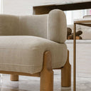Silla Roble & Lino Olive Low High