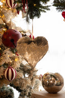 Colgante Tube Heart Champagne