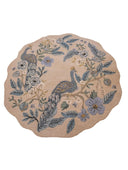 Tapete Redondo Silhoutte Blue