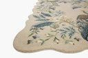 Tapete Redondo Silhoutte Blue
