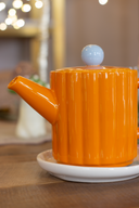 Tetera Orange Dot