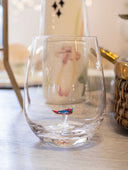 Vaso Cristal Mariposa Blue