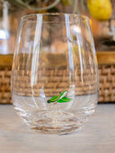 Vaso Cristal Rana Verde