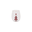 Vaso Glitter Tree Rojo