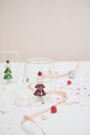 Vaso Glitter Tree Rojo