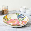 White Flower Market Abundant Bowl