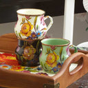 White Flower Market Mug