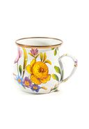 White Flower Market Mug