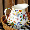 White Flower Market Pitcher