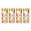 Wild Rose Highball Glass Set Of 4