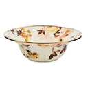 Wild Rose White Serving Bowl