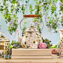 Wildflowers Pink 2 Quart Tea Kettle