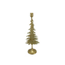 Candelabro Nordic Pino Dorado L, en hierro con acabado dorado envejecido – vista 2