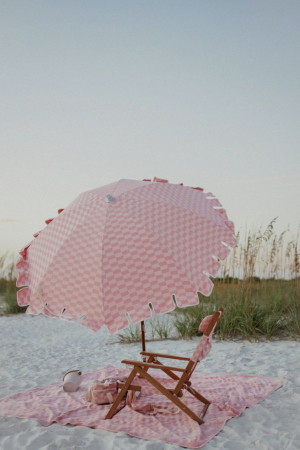 Parasol Dusty Rose Checkers
