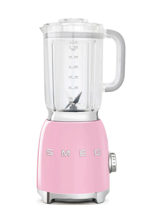 Licuadora Eléctrica Retro Rosa Pastel Smeg