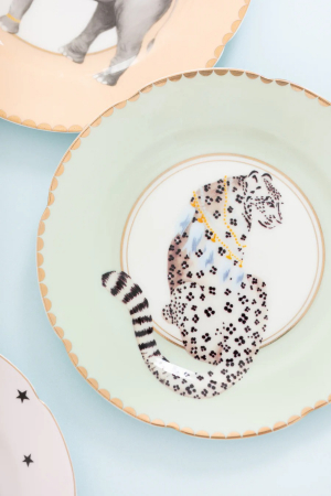 Mini Platos Té Animals Set X 4