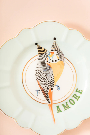 Plato Sandwich Flower Birds