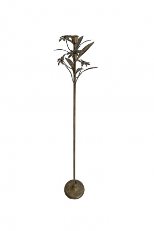 Candelabro De Piso Fleur Gold