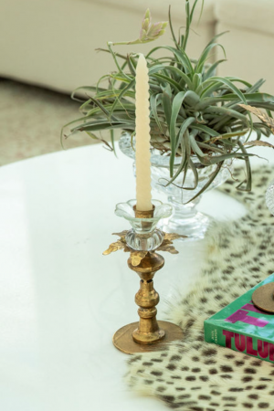 Candelabro Mesa Fleur Rose XS