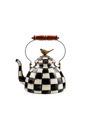 Courtly Check 3 Quart Tea Kettle with Bi