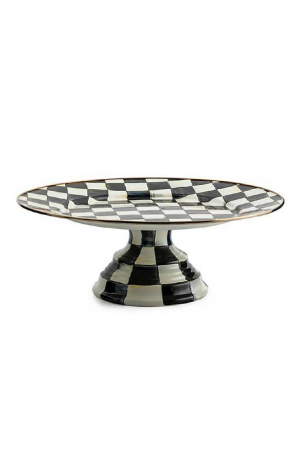 Courtly Check Large Pedestal Platter