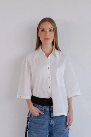 Camisa Petit Blossom Ivory