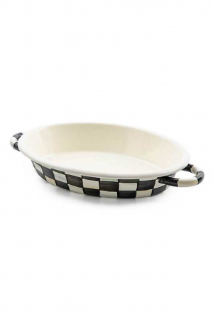 Courtly Check Medium Oval Gratin Dish