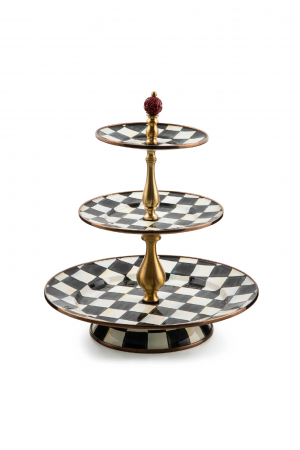 Courtly Check Three Tier Sweet Stand