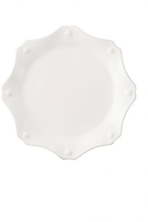 Plato Blanco Octagonal 18 cm