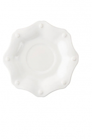 Plato Blanco Octagonal 23 cm