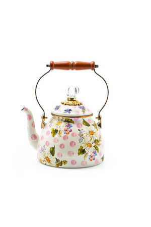 Wildflowers Pink 2 Quart Tea Kettle