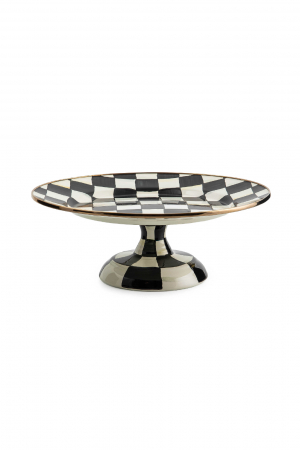 Courtly Check Small Pedestal Platter