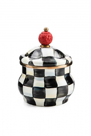 Courtly Check Lidded Sugar Bowl