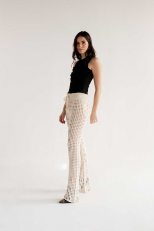 Pantalón Tejido Ivory