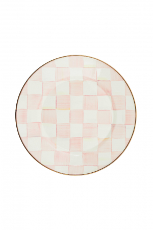 Rosy Check Dinner Plate