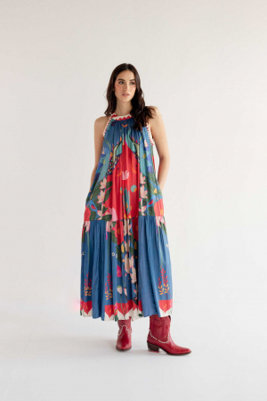 Vestido Peacock Hamsa