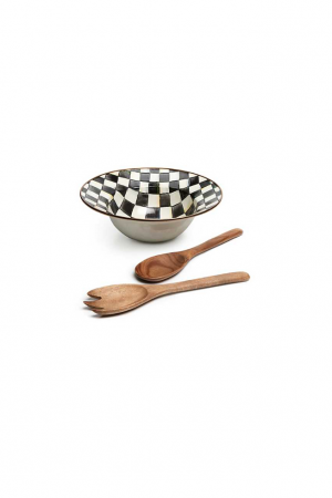 Courtly Check Salad Serving Set