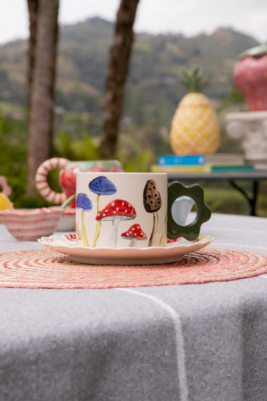 Mug Flower Mushroom